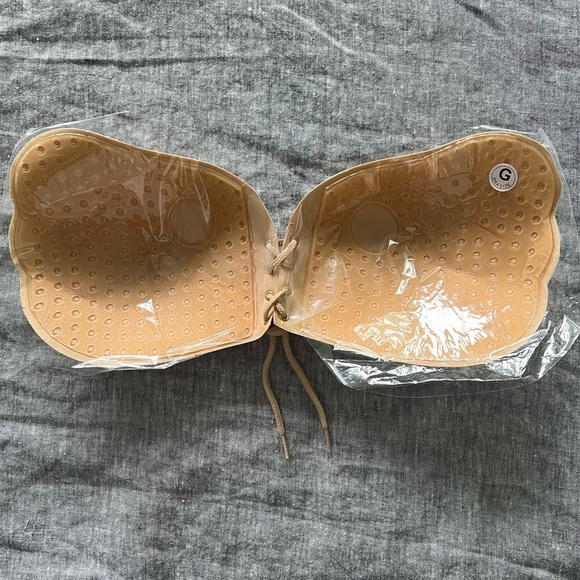 Shein Lace Up Self Adhesive Bra Size G NWT - Picture 9 of 9